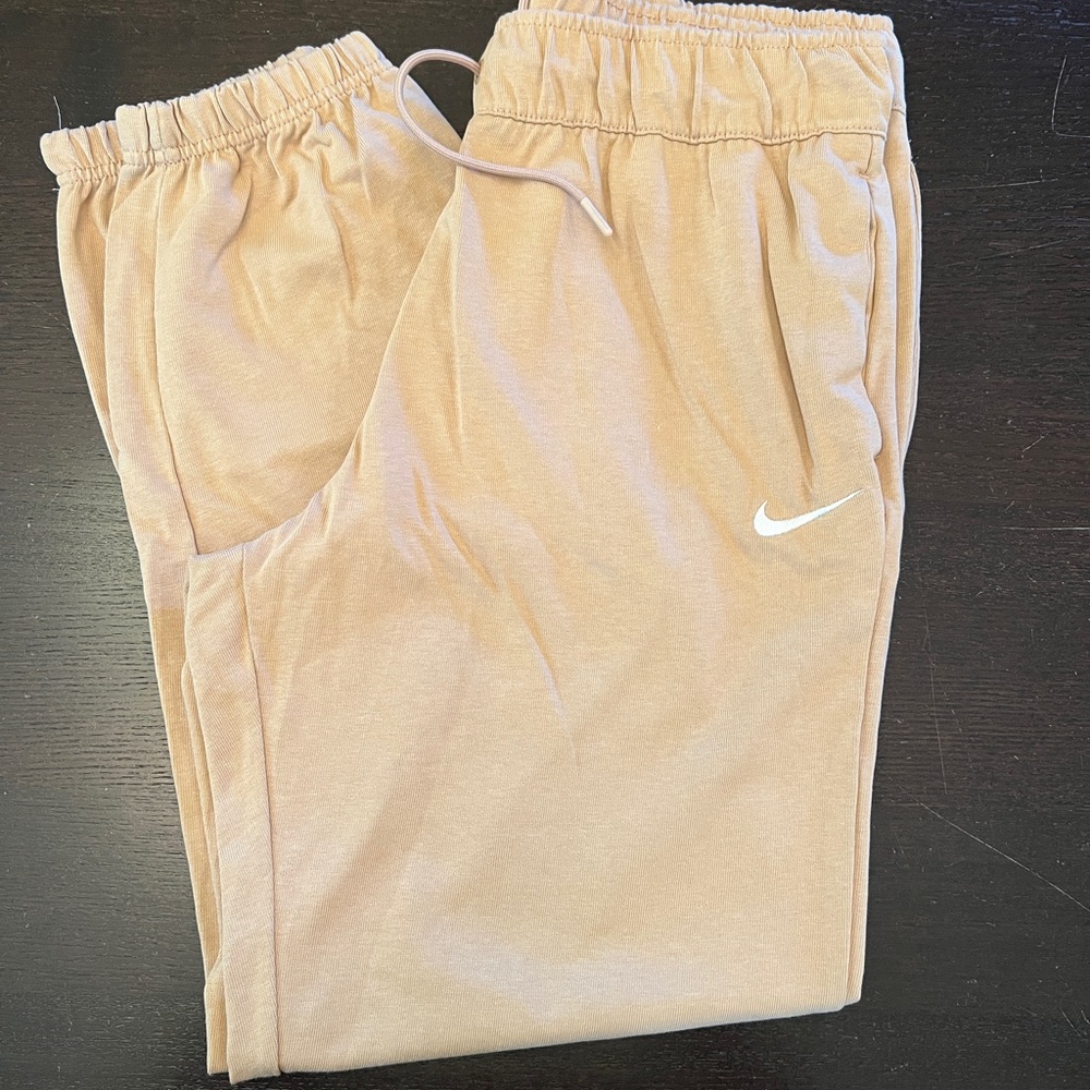 Nike Tan Sweatpants Relaxed Fit Joggers